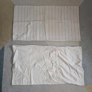 Crate & Barrel Cream Shams